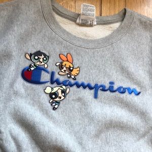Powerpuff girl champion crew neck!!!